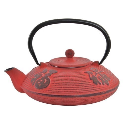TETERA HIERRO ITEM 199557 ROJO 0.8L FILTRO INOX